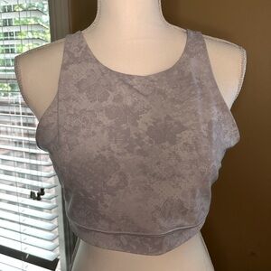 Lululemon print high neck energy sports bra